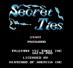 Secret Ties (USA) (Proto) Title Screen